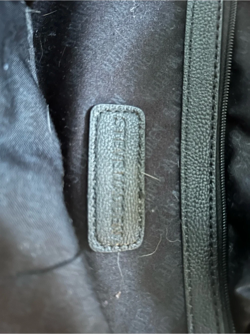 Steve Madden Pink Logo Quilted Backpack